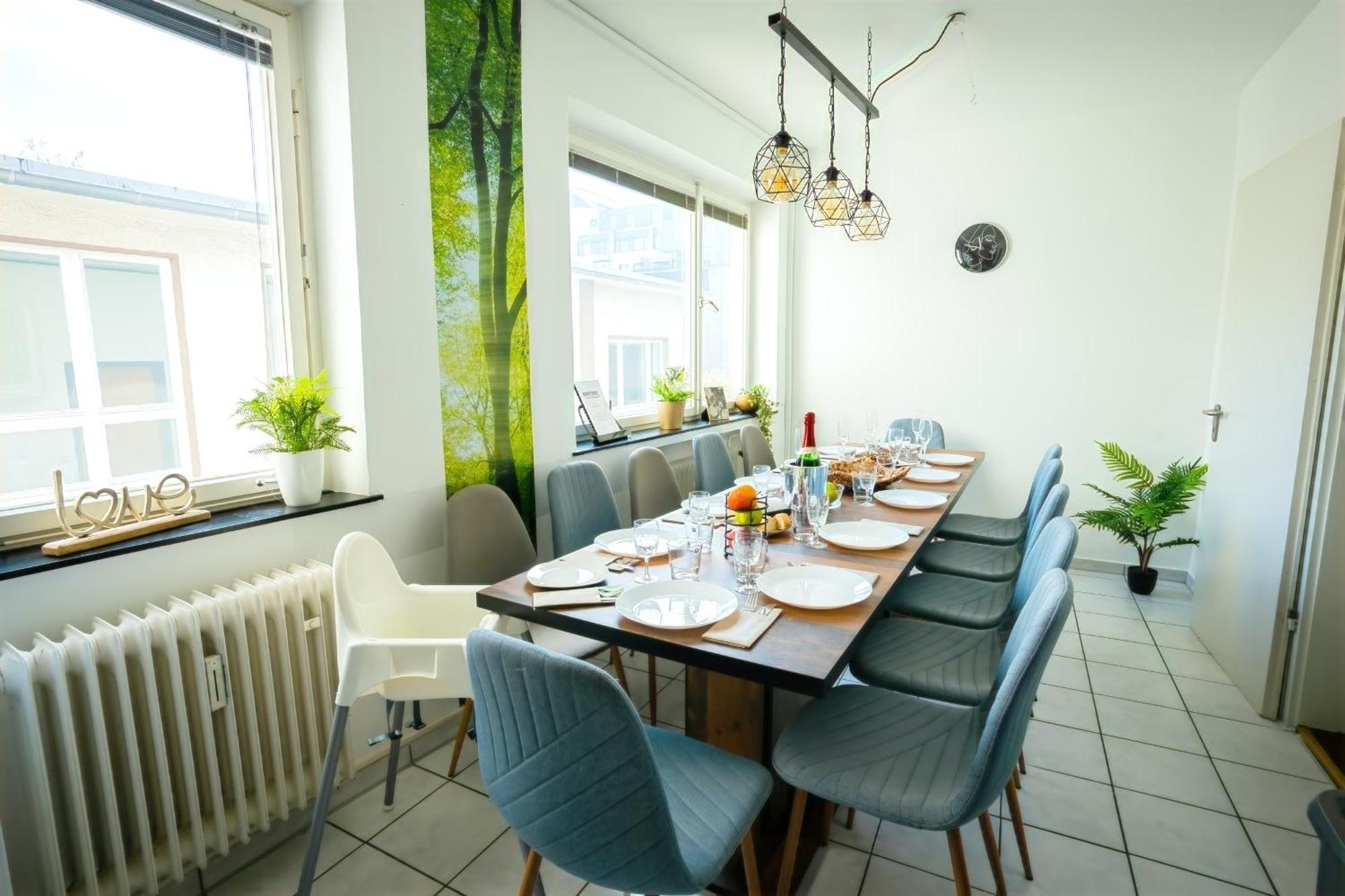 The Big Muenster Fuer Bis Zu 12, Whirlpool, Sauna, Zentral, Tischfussball, Balkon, Gasgrill Ulm Eksteriør billede